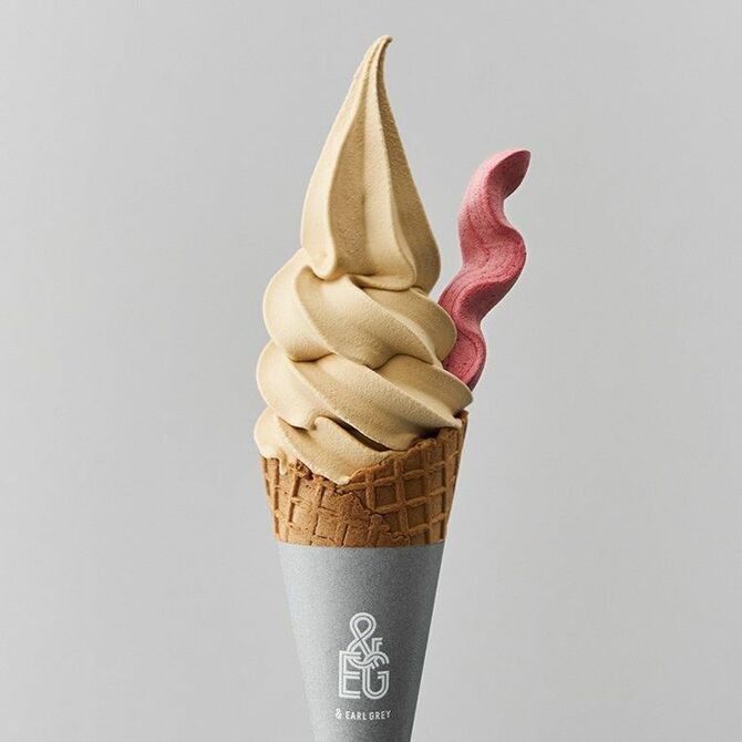 ソフトクリーム「アールグレイリッチミルク」
