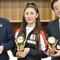 ボディーフィットネス選手、小山の佐々木絢美さんが全国大会連覇など報告　国際大会でも入賞