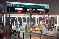 北陸道で予防的通行止め