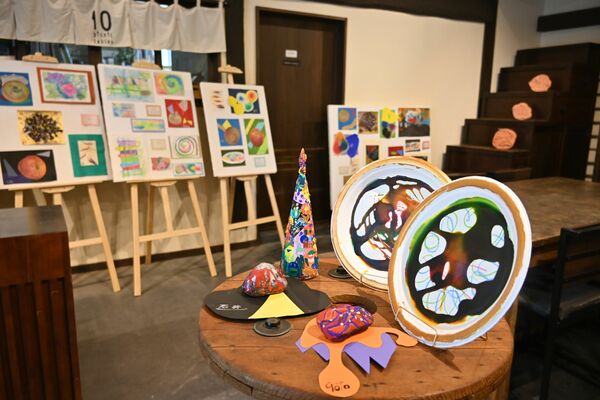 展示される受講生たちの作品