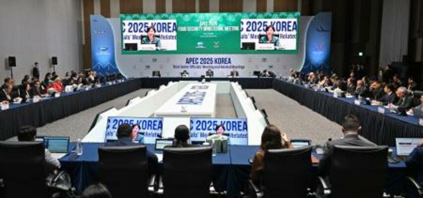 　ＡＰＥＣの食料安全保障担当相会合＝１０日午前、韓国・仁川