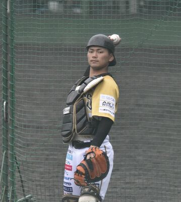 清水武蔵内野手＝2022年4月3日