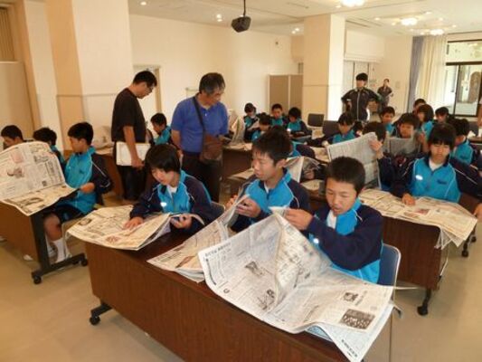 割り付けを工夫／大田原市佐久山中