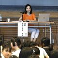 「危険を顧みず人助け」 大田原の紫塚小で「風、薫る」原案著者 大関和の人間性紹介、交流も