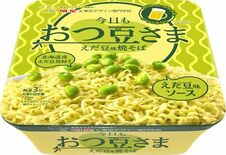 「明星 東京デザイン専門学校コラボ 今日もおつ豆さま えだ豆味焼そば」…