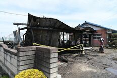 宇都宮で納屋火災