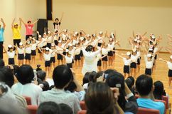 交通安全協会の歌発表会　大田原
