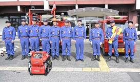 迅速消火へ機材頼もしく
