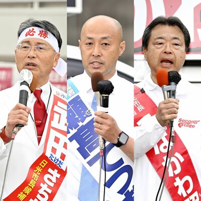 （左から）武田幸雄氏、瀬高哲雄氏、粉川昭一氏