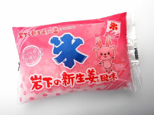 岩下の新生姜風味のかき氷