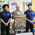 宇都宮ブレックス、福田知事にシーズン報告　田臥主将「ファンの応援に感謝」
