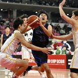 文星付、届かなかった冬の１勝　バスケウインターカップ男子１回戦　雪辱誓う