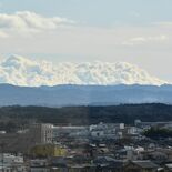 大田原に「見たことない」雪山出現？　大陸からの寒気影響か　地元で話題、…