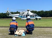 口永良部島で噴火想定訓練
