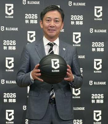 　Ｂリーグの島田慎二チェアマン＝１０月、東京都千代田区