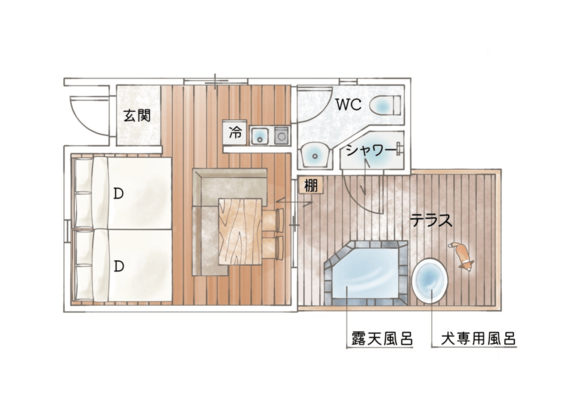 客室の例