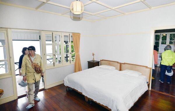３年ぶりに公開されたベルギー大使館別荘の２階