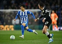 ブライトンの三笘は後半途中まで