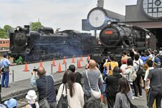 SL２台が競演、同時に出発進行　真岡・キューロク館で感謝デー　多彩な体…