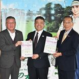 鹿沼のゴルフ場ふるさと納税ＱＲコードでも　納税専用の自販機が好評で運用…