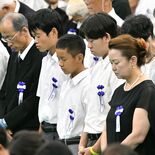 戦後80年　全国戦没者追悼式に栃木県から遺族52人参列　うち３人は中学…