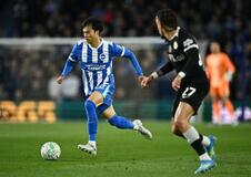 ブライトンの三笘は後半途中まで