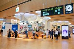 関空国際線エリア、免税店も充実