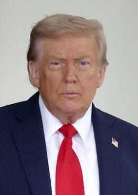 トランプ米大統領(ゲッティ=共同)