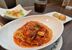 一番人気のパスタ「にんにくとトマト」