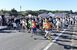 晩秋の那須烏山路に挑む小学生ら