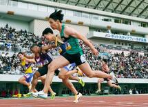１００ｍ、男子は山本匠真がＶ