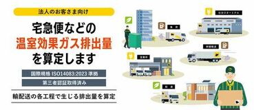 温室効果ガス排出量を算定し、レポートとして提供する「温室効果ガス排出量提供サービス」を開始