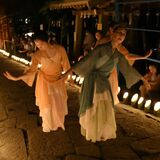 “最高の雰囲気”で創作バレエ奉納　先祖の供養願う「みたま祭り」　那珂川・鷲子山上神社