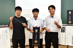学校祭に「大関組紐」出展