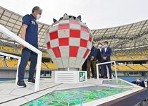 とちぎ国体の炬火台お披露目