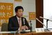 ２０１９年度当初予算案を発表する佐藤市長