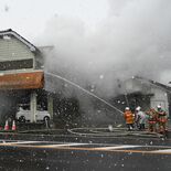 下野市の建物火災は鎮圧