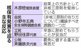 首相、今後も処分に慎重