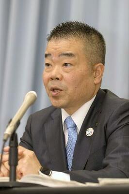 　滋賀県の三日月大造知事＝２月、大津市