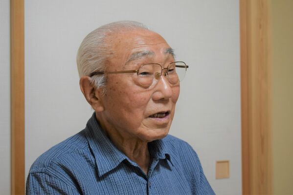 宇都宮空襲の記憶を振り返る糸井貞次さん