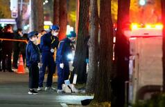 博多で男性刺され、出頭の男逮捕