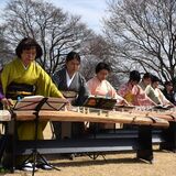 春の訪れ楽しむ音の調べ　下野・天平の丘で桜歌会　桜の気配に「また来ます」