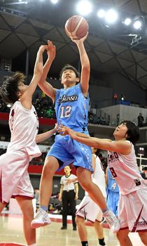全国高校バスケット　第２日・文星女