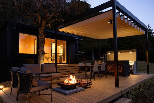 ゴルフコース内に新設する宿泊施設＝栃木市（鹿沼グループ提供）