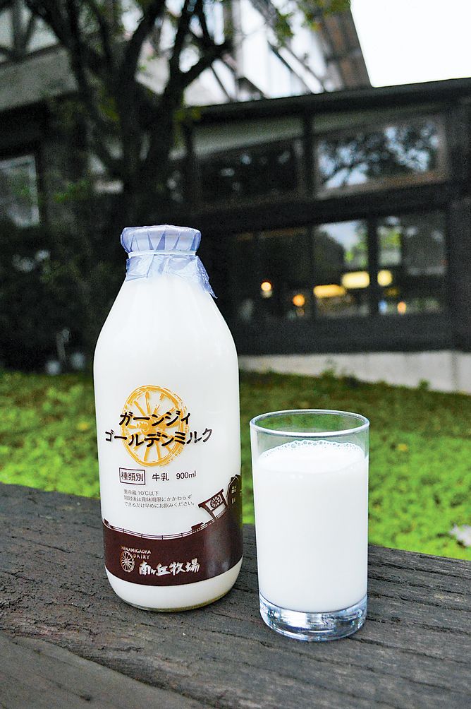 さっぱりとした味わいの「ガーンジィゴールデンミルク」