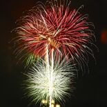 夏の夜空彩る5000発　大田原で恒例の佐久山納涼花火大会