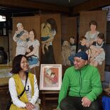 子を抱く親の思い絵に　栃木、画家小林憲明さん原画展開催へ