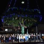 矢板駅西口で恒例イルミネーション　「穏やかでホットな瞬間を」　２万球の…