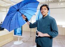 マーナの手ぬらさず生地まで畳める傘が人気