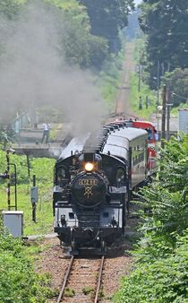 真岡鉄道ＳＬ試運転